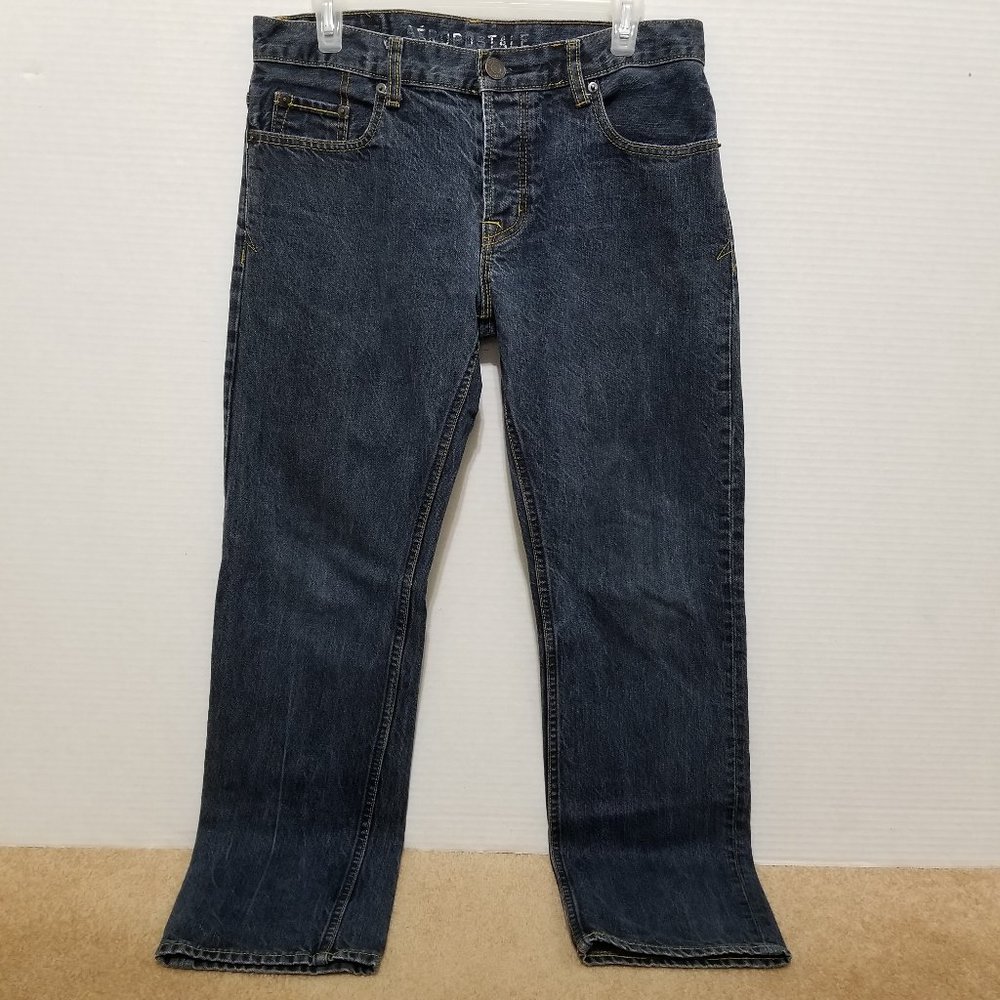 Aeropostale jeans 31x30 straight leg denim button fly 100% cotton